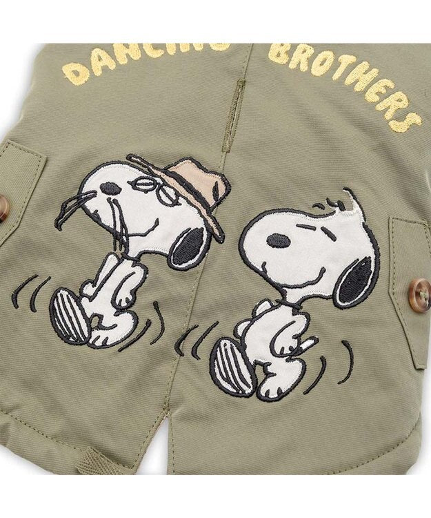 Snoopy Dancing Brothers Far Infrared Warm Mod Coat