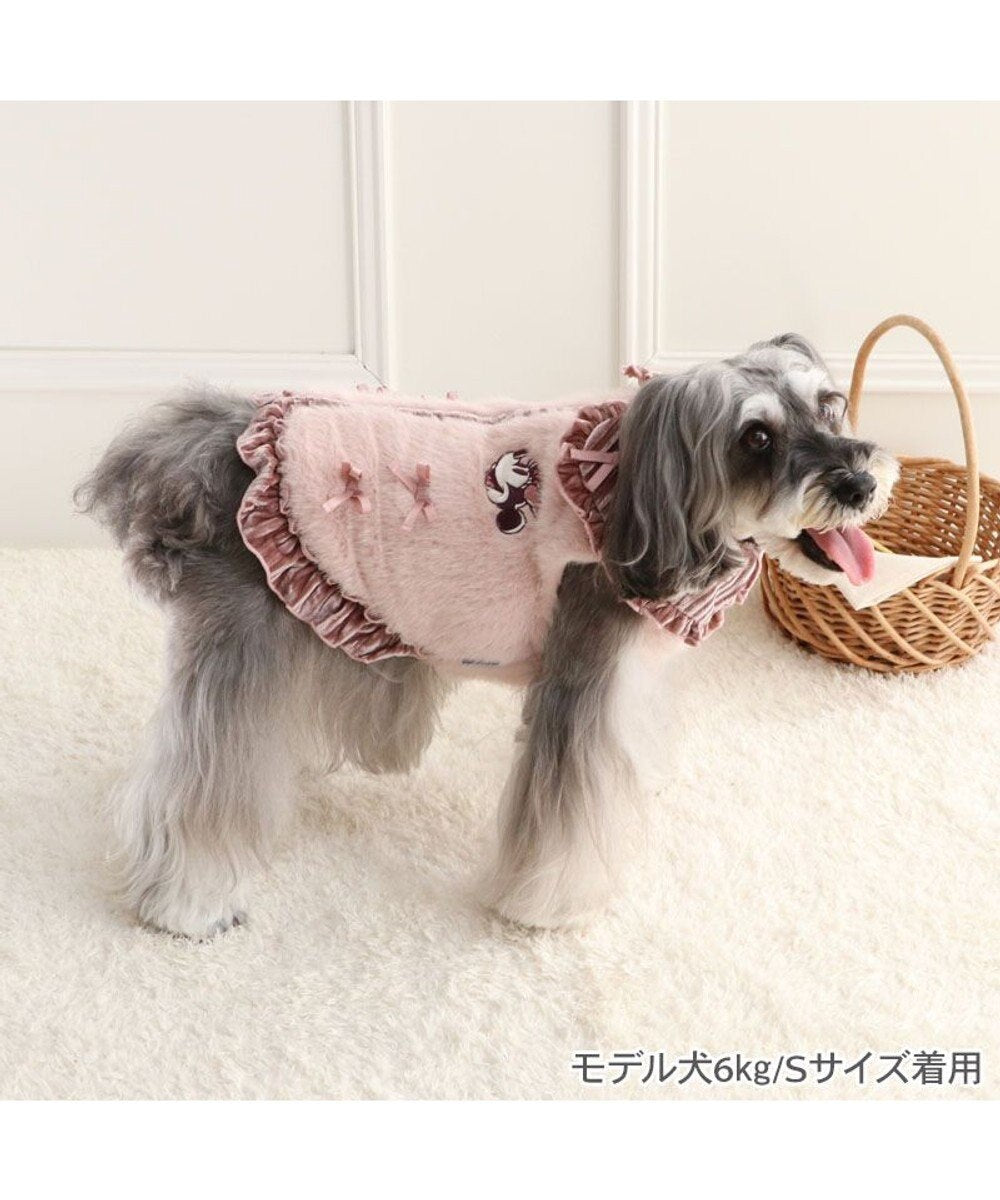 [Coming Soon]Minnie Mouse Vintage Minnie Fluffy Ribbon Vest