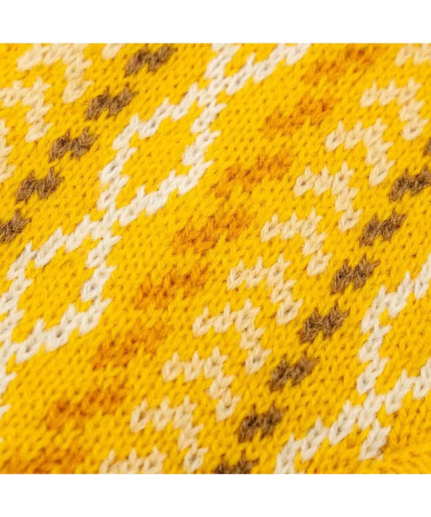 Snoopy Hug Knit Sweater Yellow