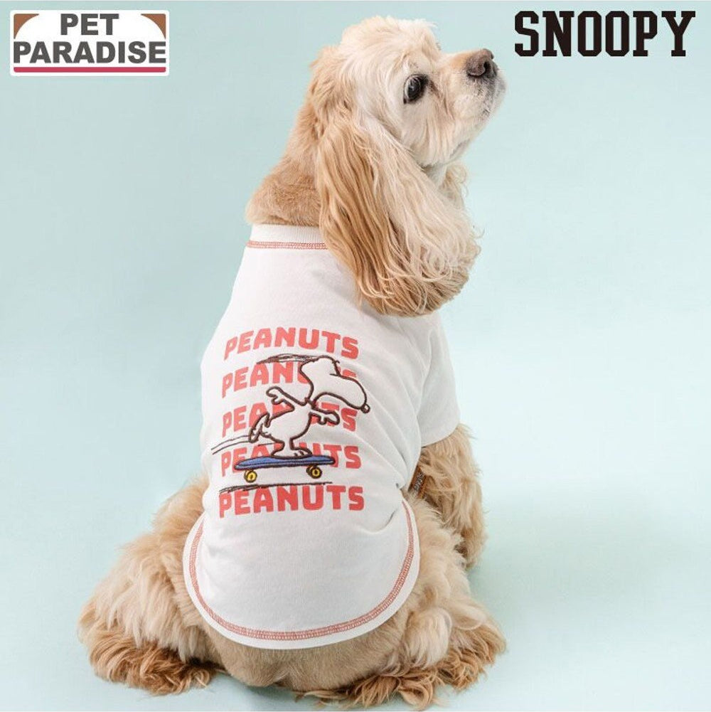 Snoopy Skateboard T-Shirt White