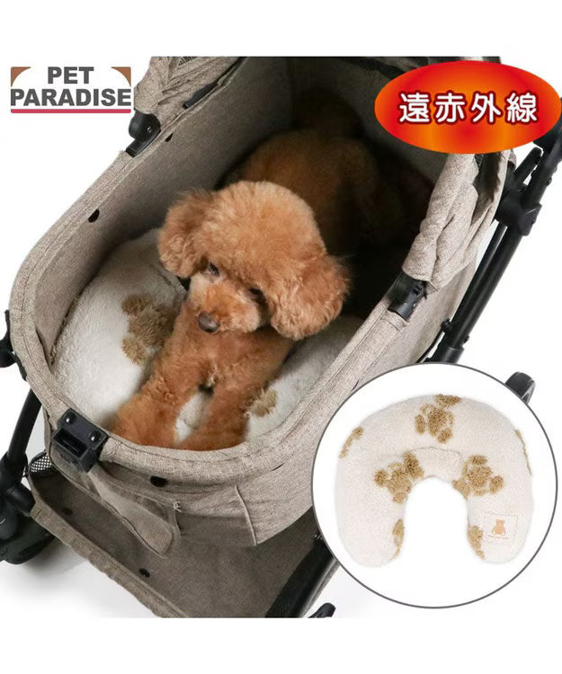 Bear Woven Far Infrared Boa Pillow