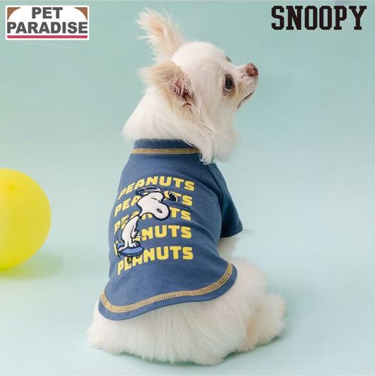 Snoopy Skateboard T-Shirt Navy