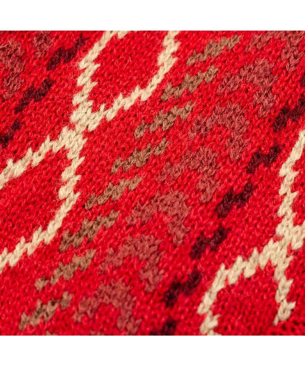 Snoopy Hug Knit Sweater Red